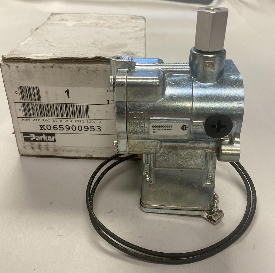 PARKER SCHRADER BELLOWS,K065900953, PILOT VALVE 120V NEW
