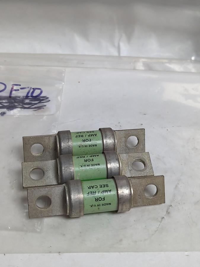 Used BUSSMANN,XL50F70,SEMICONDUCTOR FUSE LOT OF PRE-OWNED