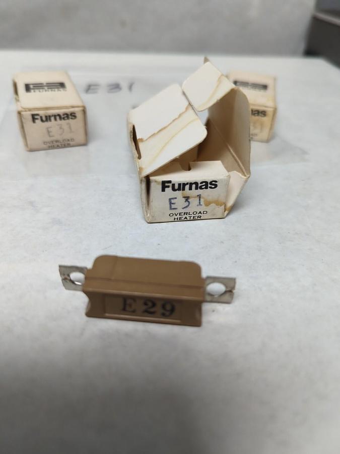 FURNAS,E31,THERMAL OVERLOAD HEATER ELEMENT LOT OF 3 NOS