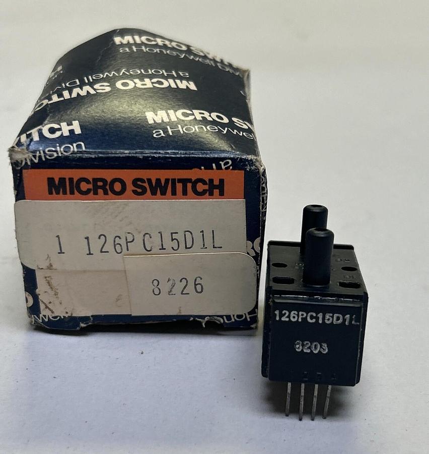Used HONEYWELL MICROSWITCH,126PC15D1L,SENSOR NOS