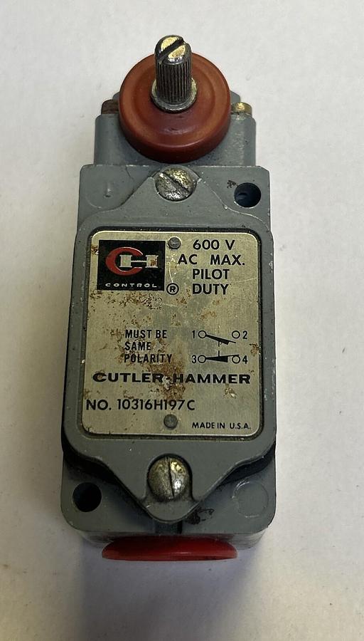 Used CUTLER-HAMMER,10316H197C,LIMIT SWITCH