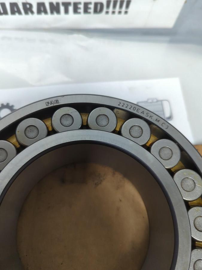 FAG,22220 EA ASK.M.C3,SPHERICAL ROLLER BEARING MISSING BOX NOS