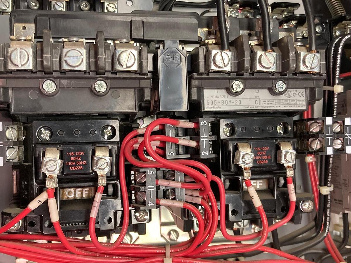 Used Allen-Bradley,2106,Size 1 Fused MCC 20 Inch Starter Feeder Bucket