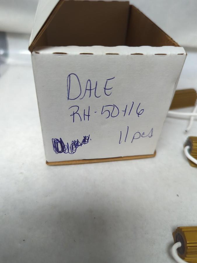 Used DALE,RH-50-116,RESISTOR .2Ω 3% 50W LOT OF 11 PRE-OWNED