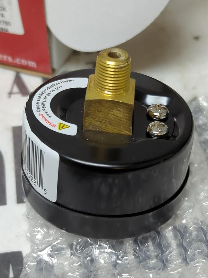 WINTERS,PEM1408,PRESSURE GAUGE 2 INCH 1/8 INCH NPT NEW