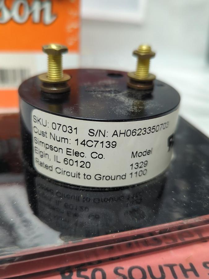 SIMPSON,1329,PANEL METER 50-0-50 DCMV NOS