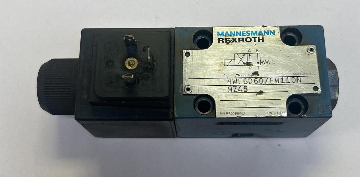 Used REXROTH,4WE6D60/EW110N,DIRECTIONAL HYDRAULIC VALVE