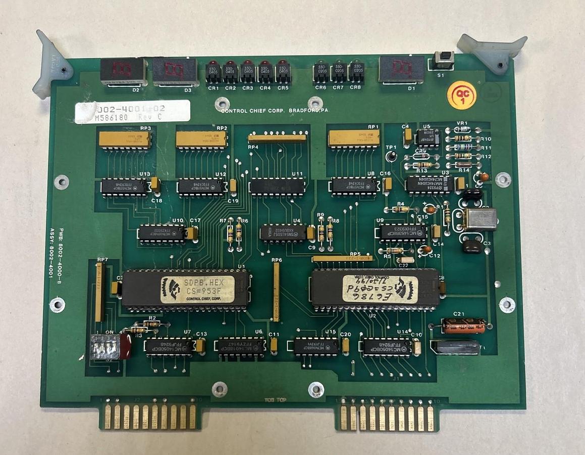 Used CONTROL CHIEF,8002-4000-B,CONTROL CIRCUIT BOARD