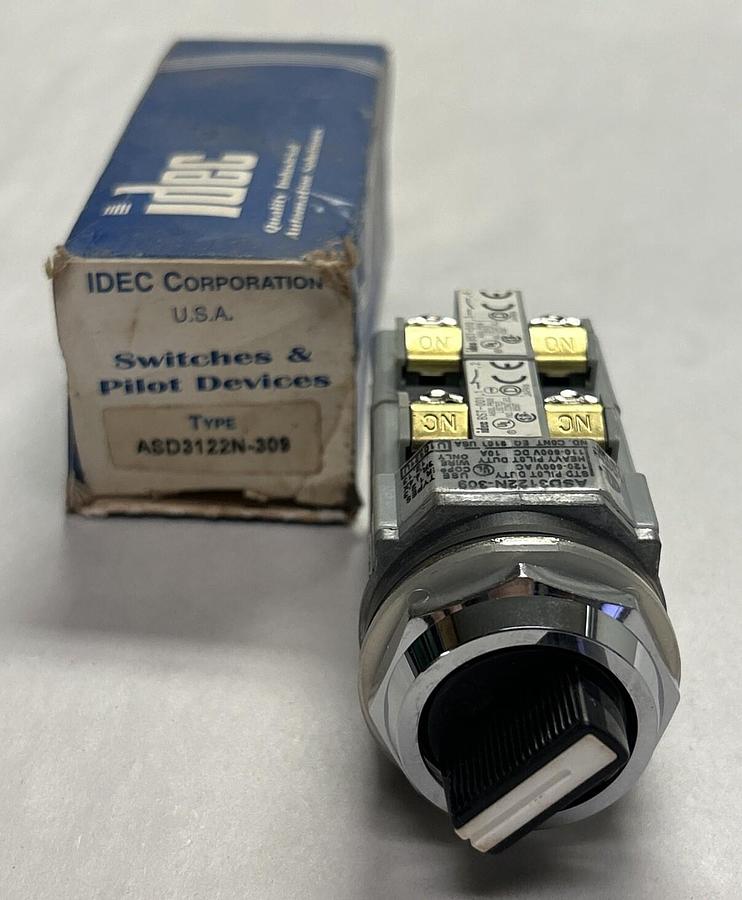 IDEC,ASD3122N-309,SELECTOR SWITCH NOS