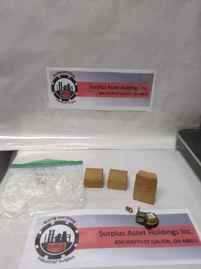 WESTINGHOUSE,966 469-H,TYPE MW OVERLOAD THERMAL HEATER RELAY LOT OF 3 NOS