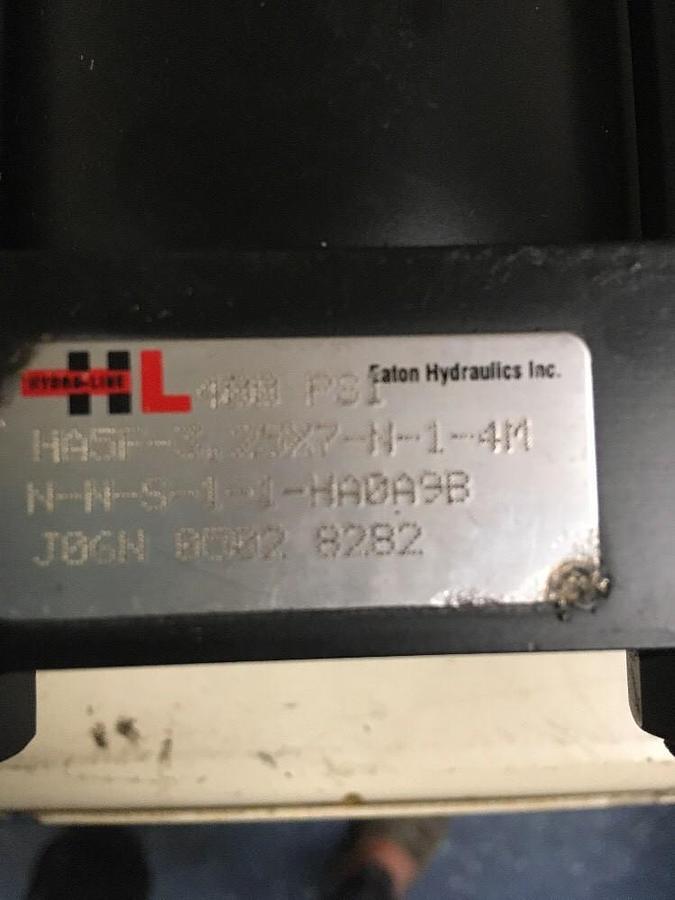 Used Eaton Hydr-Line,HA5F-3.25X7-N-1-4M-N-N-S-1-1-HA0A9B,Hydraulic Cylinder