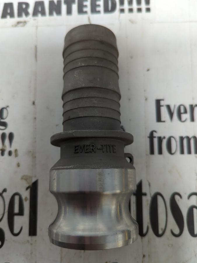 EVER-TITE,1-1/2E,316SS CAM & GROOVE QUICK CONNECT FITTING NOS