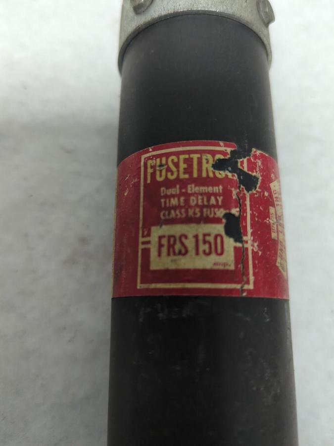 Used COOPER BUSSMANN,FRS-150,FUSETRON 150 AMP FUSE PRE-OWNED