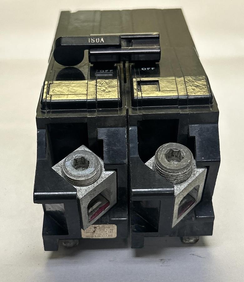 Used SQUARE D,QIA2150,CIRCUIT BREAKER 150A 120/240V 2P