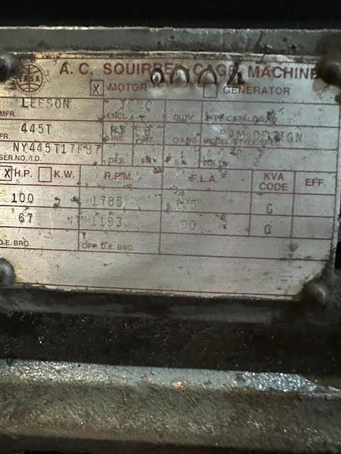 Refurbished Leeson Electric 445T
