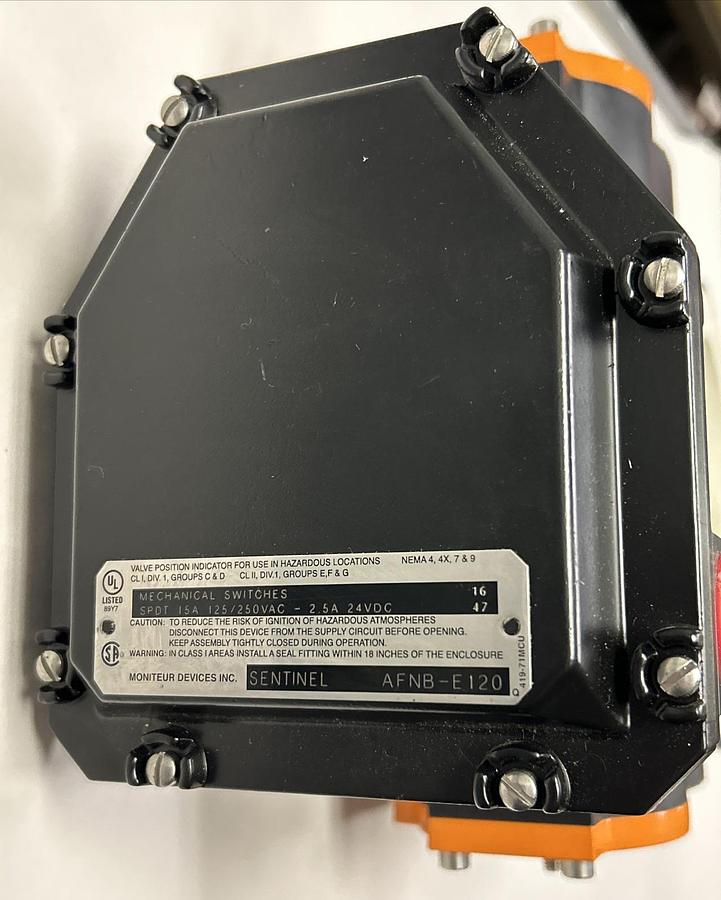 ARMATUREN,EB8.1SYD,ACTUATOR WITH AFNB-E120 MONITEUR DEVICE NOS