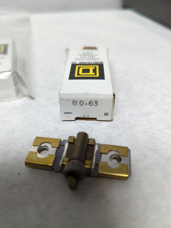 SQUARE D,B0.63,THERMAL OVERLOAD HEATER ELEMENT LOT OF 5 NOS