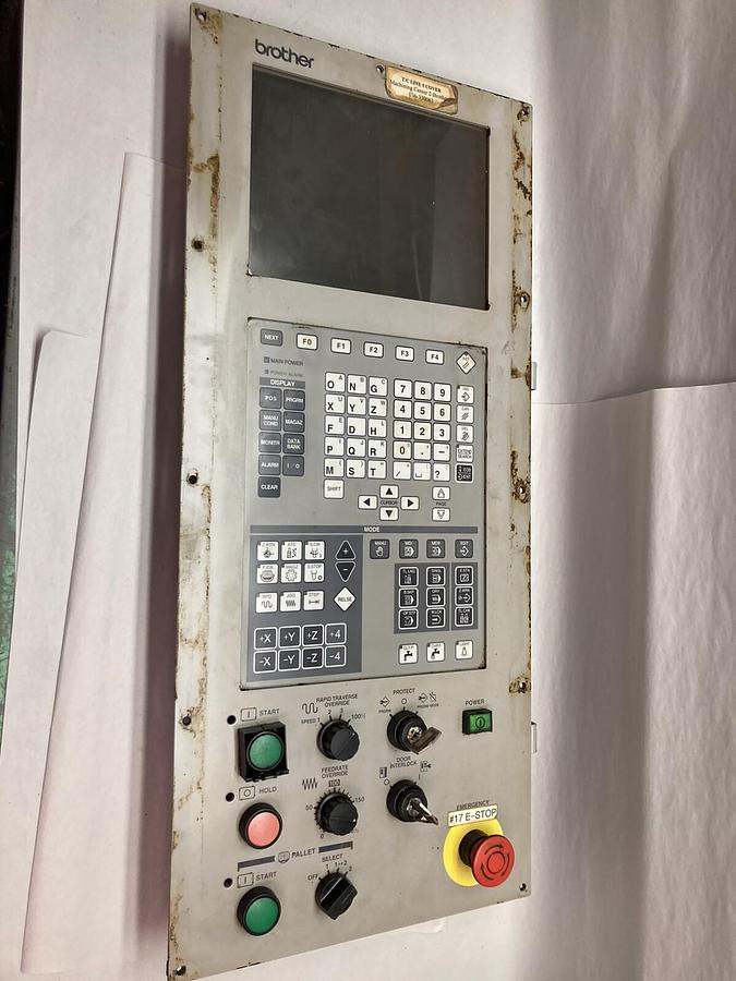Used Brother Tapping Center Control,T/C Line 5 Cover,Operating Operator Panel