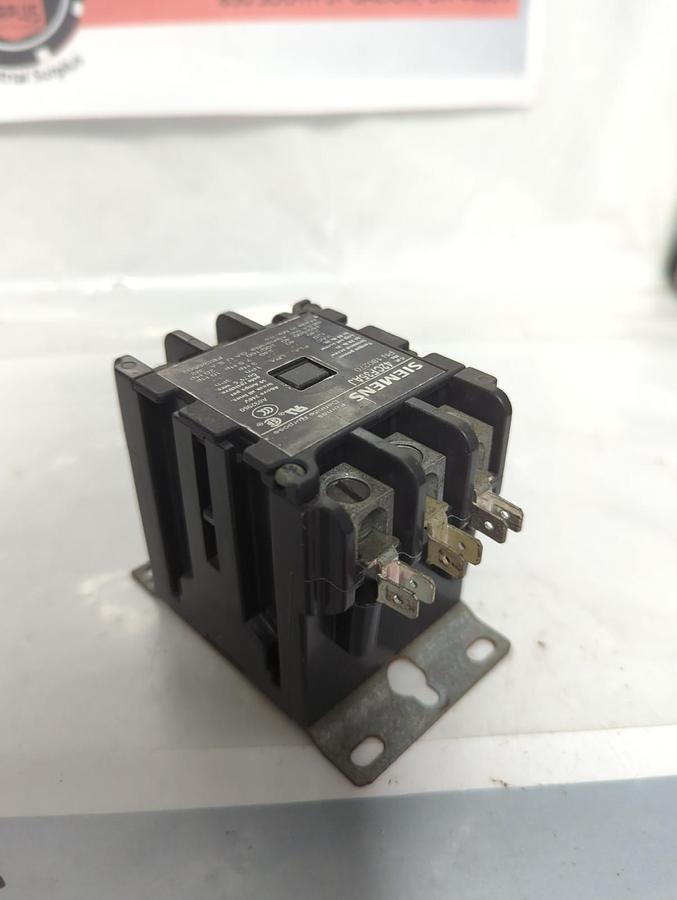 Used SIEMENS,42CF35AJ,DEFINITE PURPOSE CONTACTOR PRE-OWNED