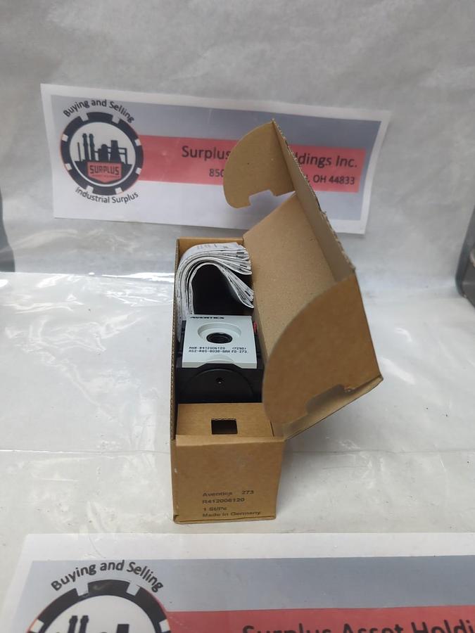 AVENTICS,R412006120,PNEUMATIC PRESSURE REGULATOR AS2-RGS-8038-GAN=8AH NOS