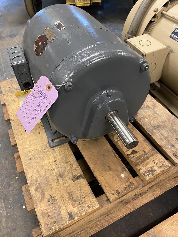 Used UNBRANDED,PM-254-R,B-LINE 5HP MOTOR 1760RPM 220/440