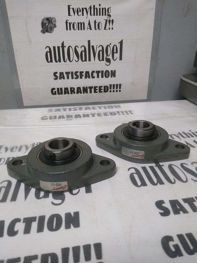 BROWNING,VF25-212,FLANGE MOUNT BEARING 2- BOLT BASE 3/4 IN BORE LOT OF 2 NOS