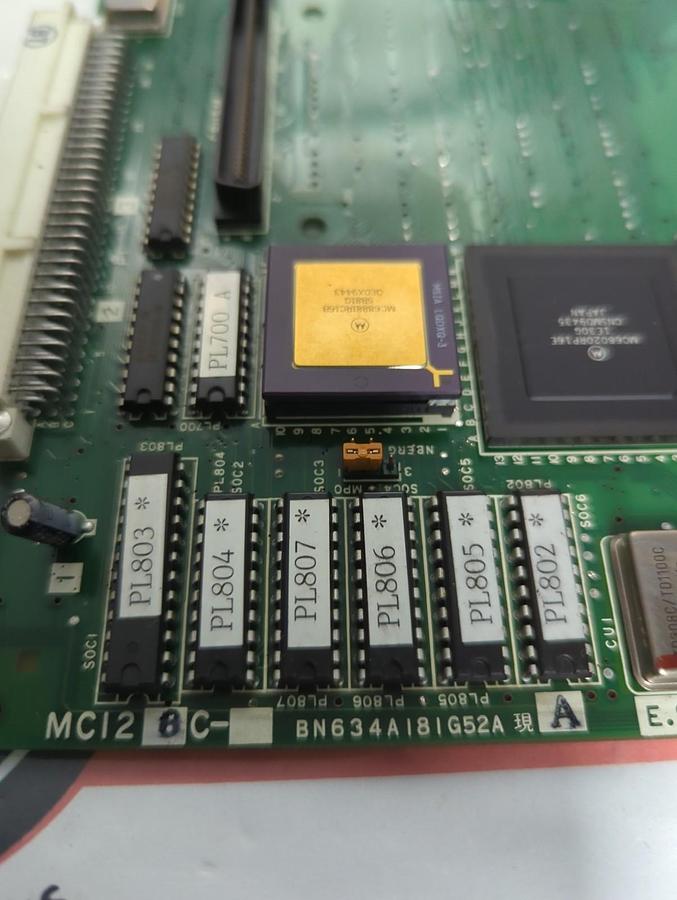 Used MITSUBISHI,BN634A181G52A,I/O CIRCUIT BOARD MC112 PRE-OWNED