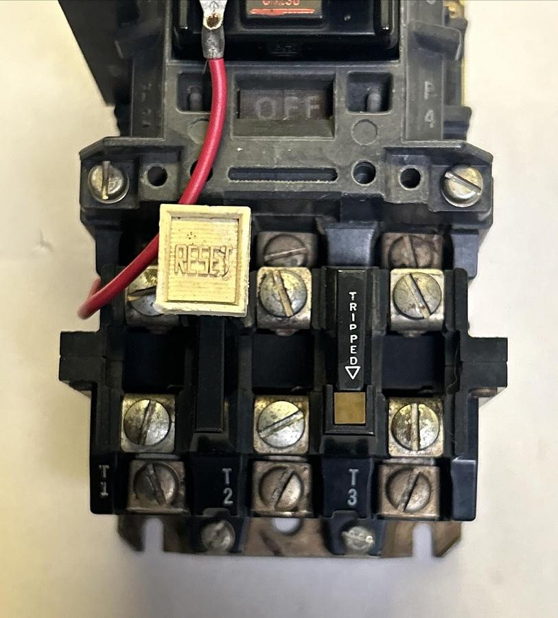 Used ALLEN BRADLEY,509-BOD,NON-REVERSING STARTER SIZE 1 27AMP 600V