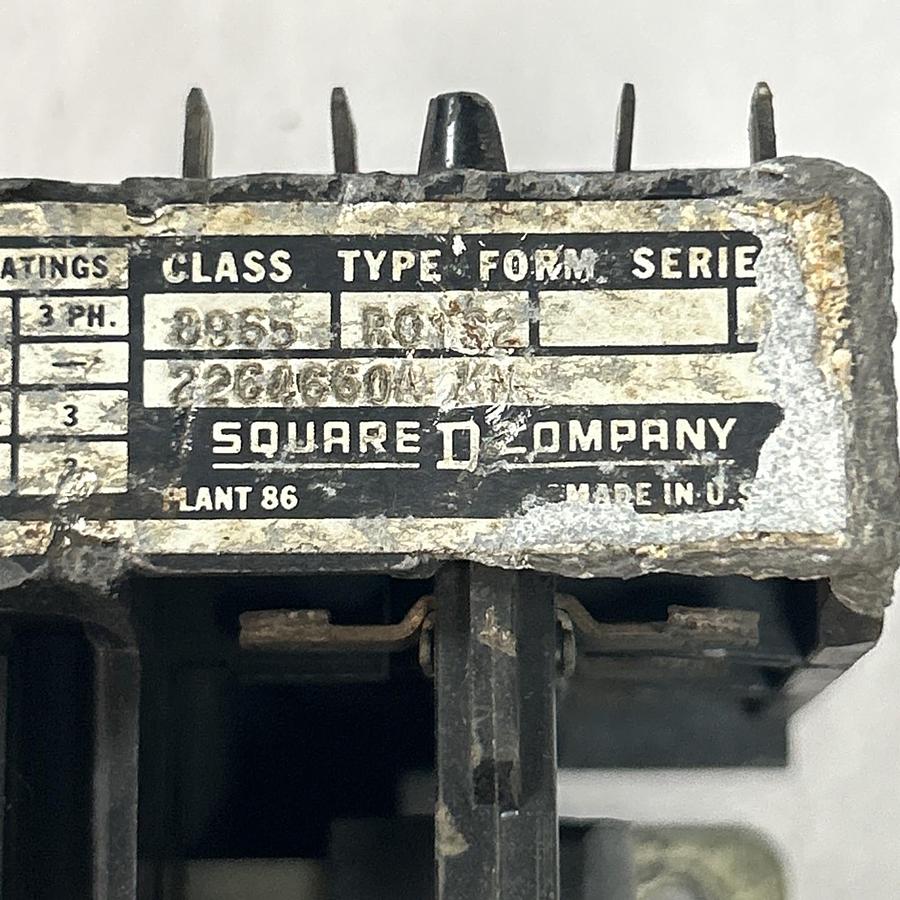 Used SQUARE D,8965R01S,HOIST CONTACTOR