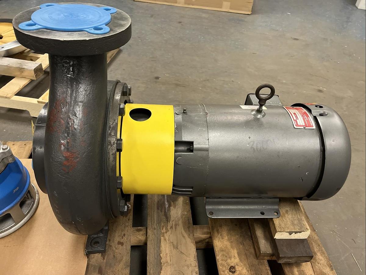 Used GUSHER,PCL3x4-10BSEH-CC-A,COOLANT PUMP 10HP 3PH 1770RPM 3X4X10