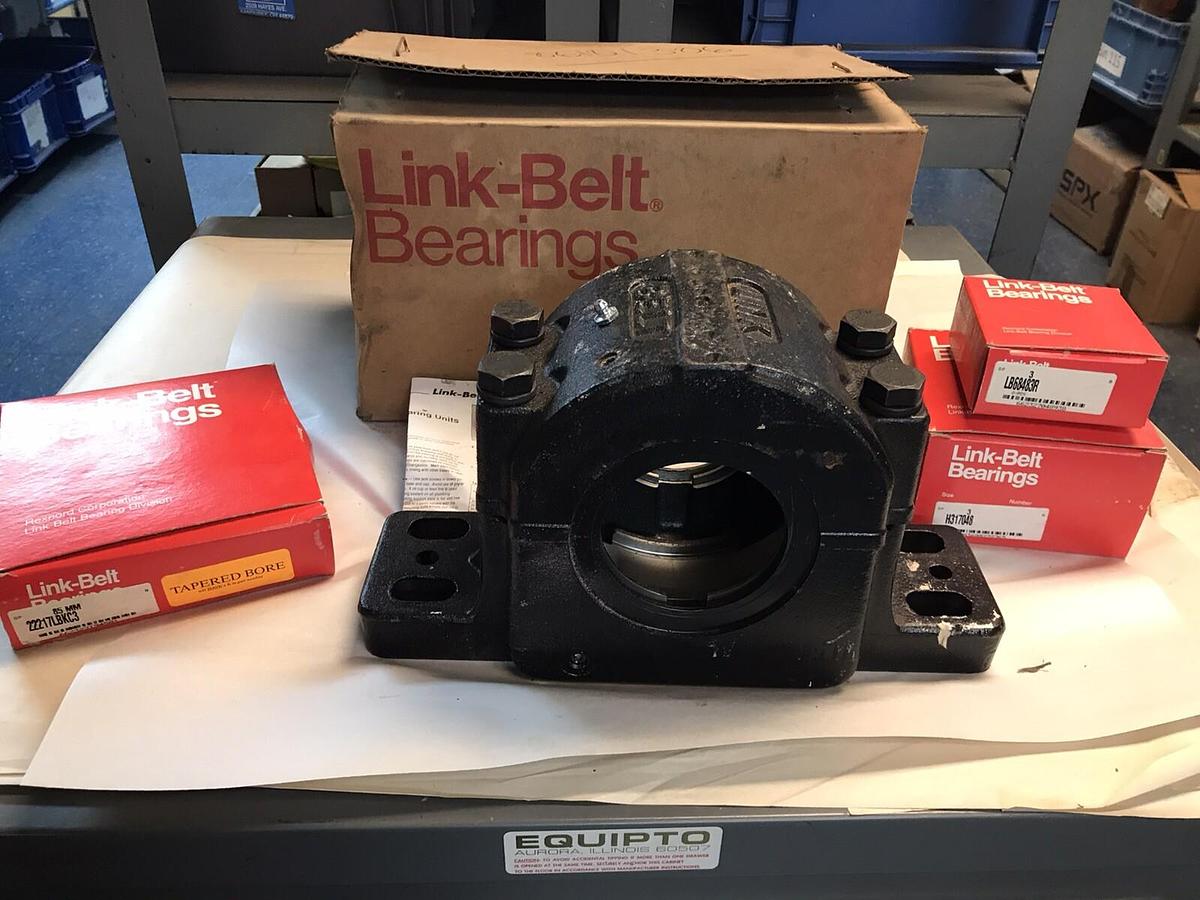 Link Belt,PLB6848FR,Pillow Block Bearing Assembly 22217LBKC3 Bearing