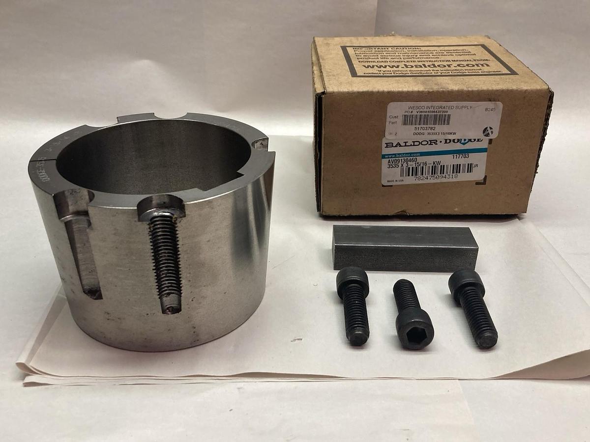 Baldor Dodge,AV09130460,117703 Coupling Hub 3535x3-15/16-KW