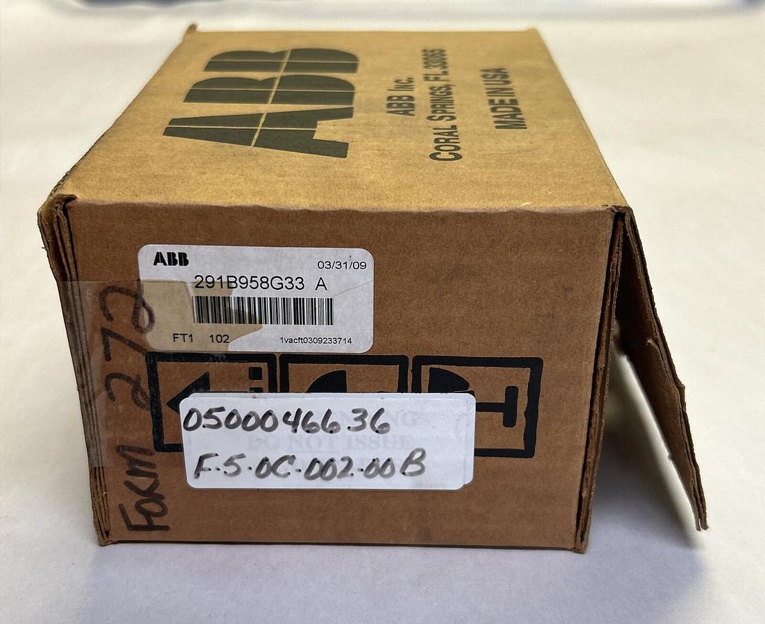 ABB,291B958G33,FLEXIEST TEST SWITCH NOS