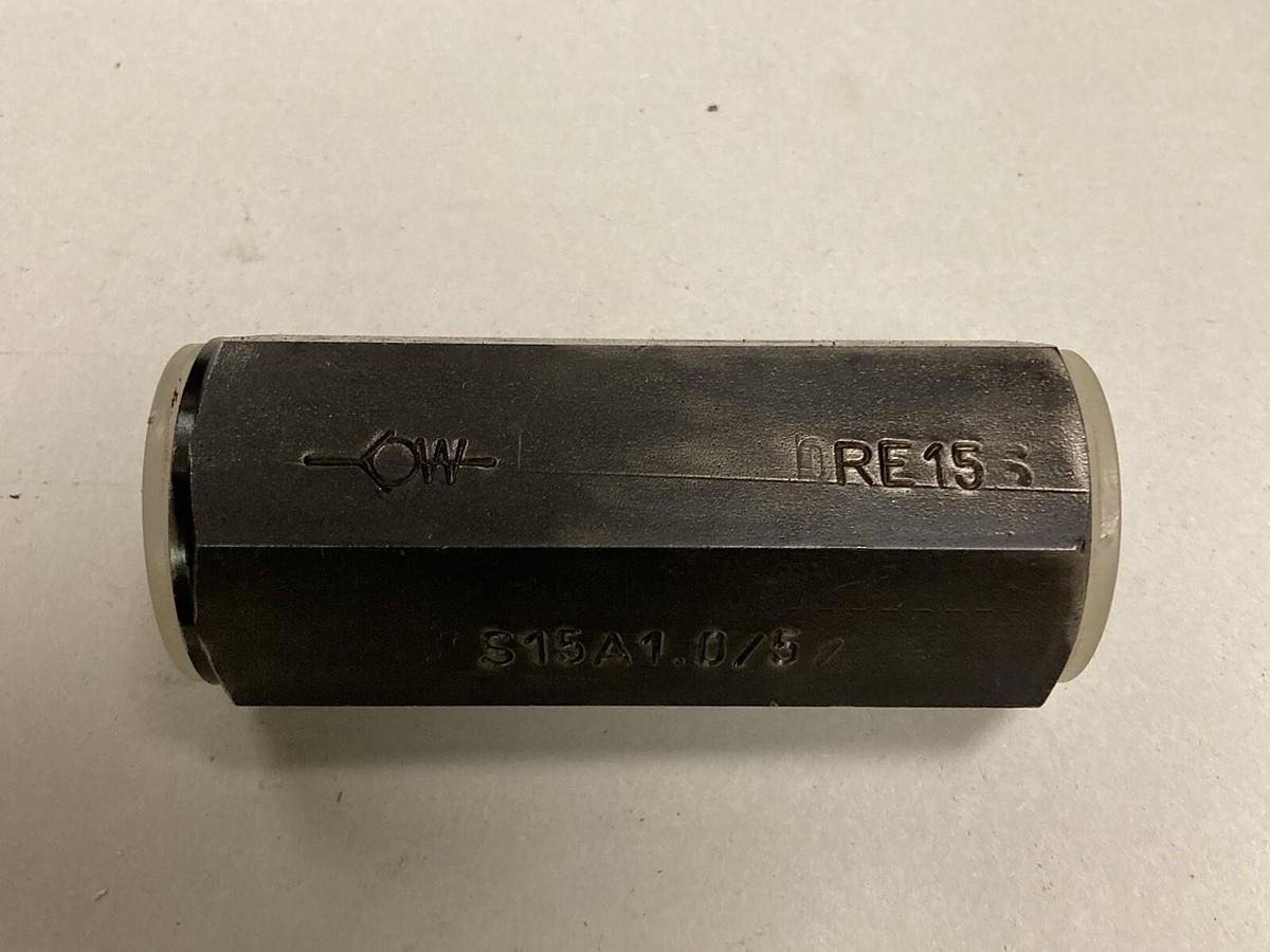 Used Rexroth S15A 1.0/5,Check Valve 1/4" NPT