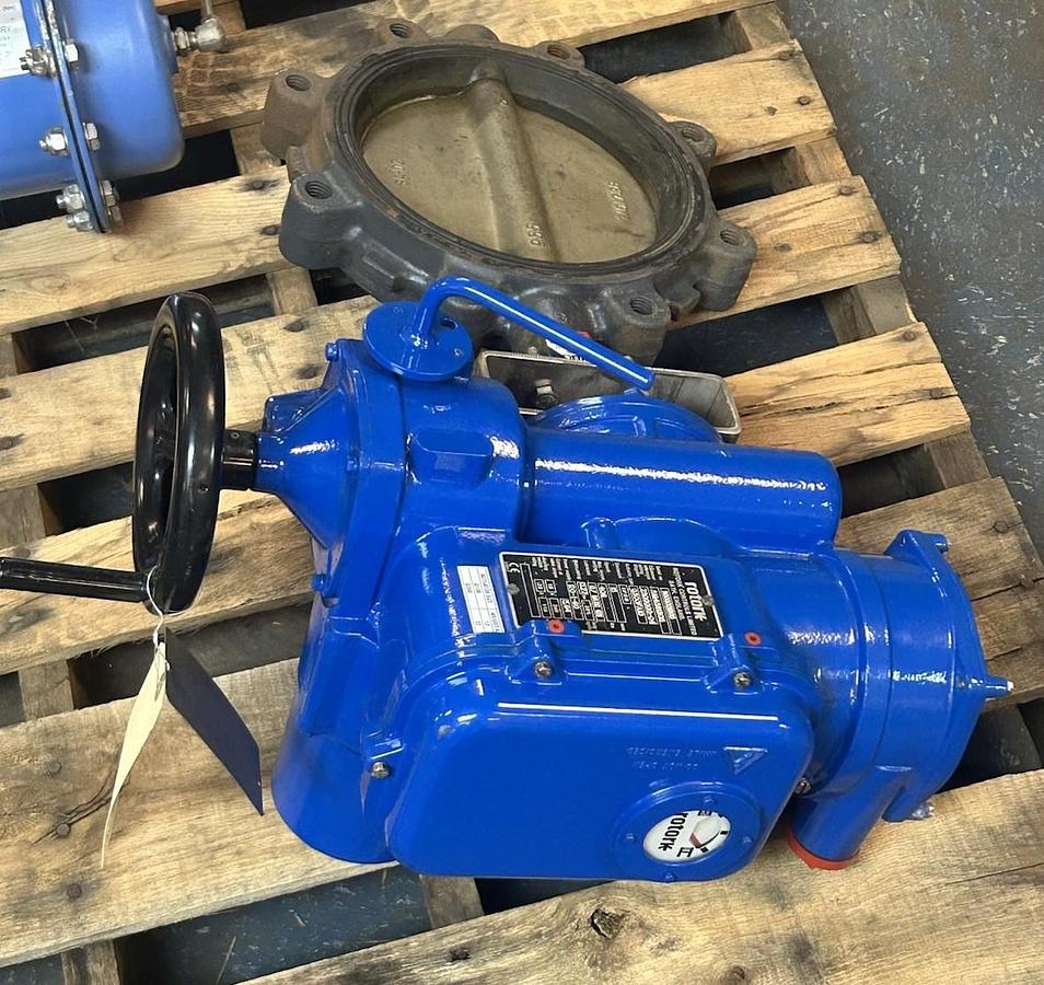 Used ROTORK,Q300FA10,VALVE ACTUATOR BUTTERFLY VALVE