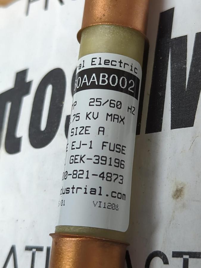 GENERAL ELECTRIC,9F60AAB002,CURRENT LIMITING 2E AMP FUSE