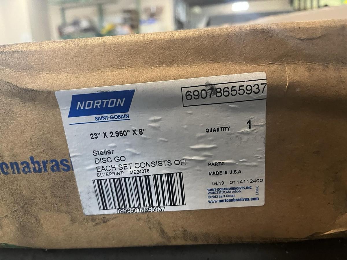 NORTON,3NQ2A24-K/IBDSP,QUANTUM CERAMIC GRINDING WHEEL 23"X2.95"X8"