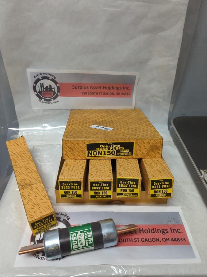 COOPER BUSSMANN,NON-150,ONE-TIME 150 AMP FUSE 5 PACK NOS