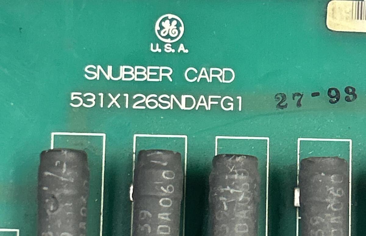Used GENERAL ELECTRIC,531X126SNDAFG1,SNUBBER BOARD