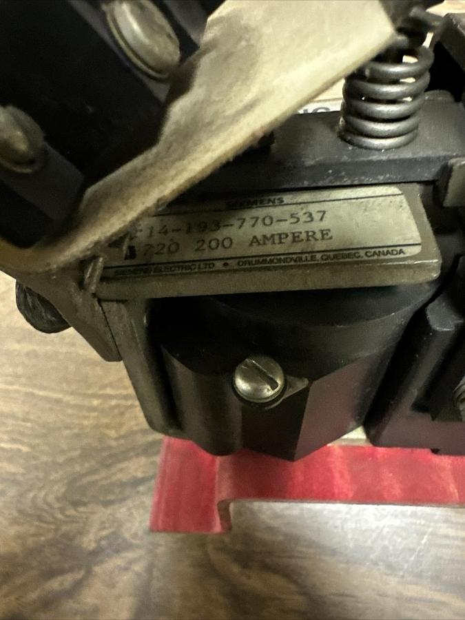 Used Siemens,14-193-770-537,Contactor