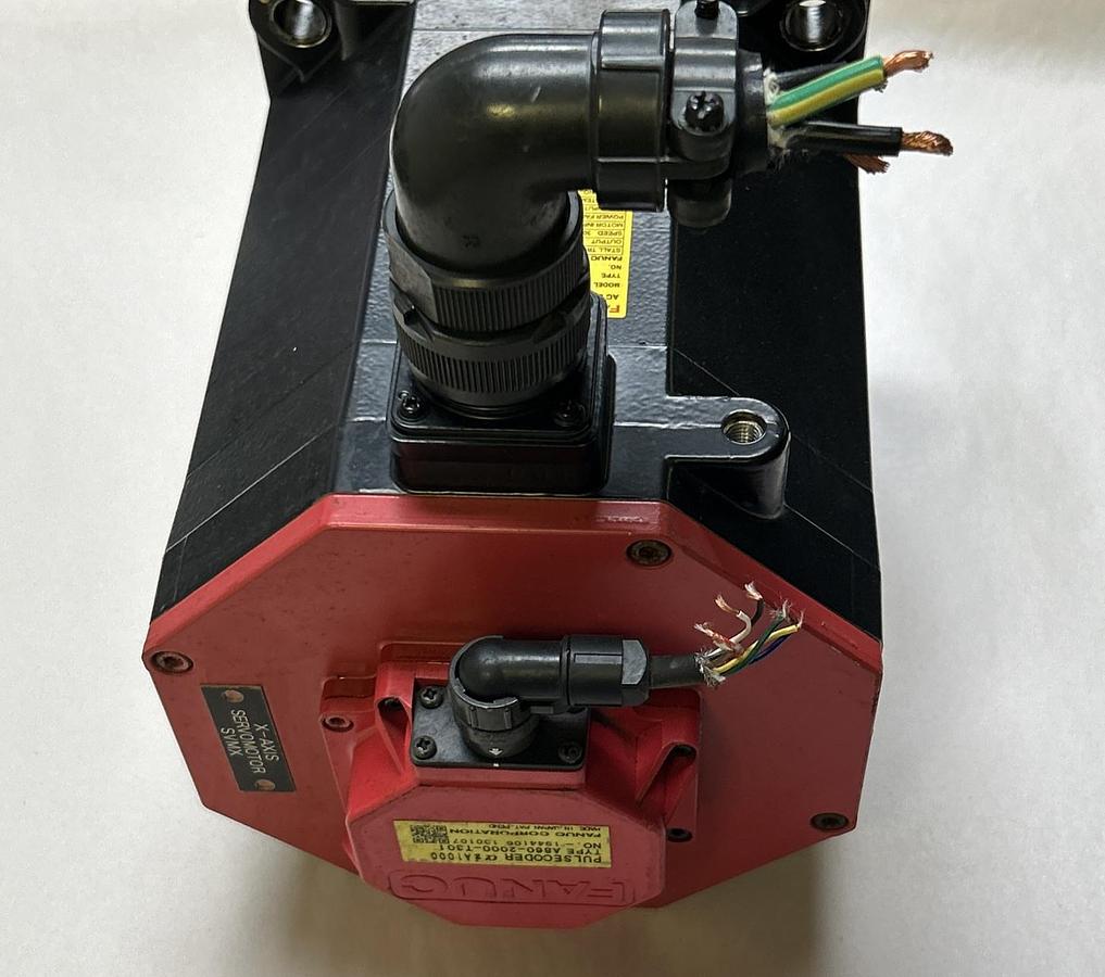 Used FANUC,A06B-0268-B100,AC SERVO MOTOR