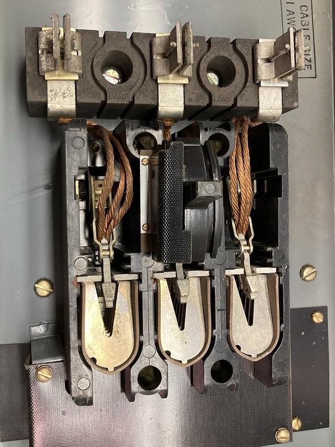 Used Westinghouse,tap 363,Fusible BUS PLUG BUSWAY 100A 600V