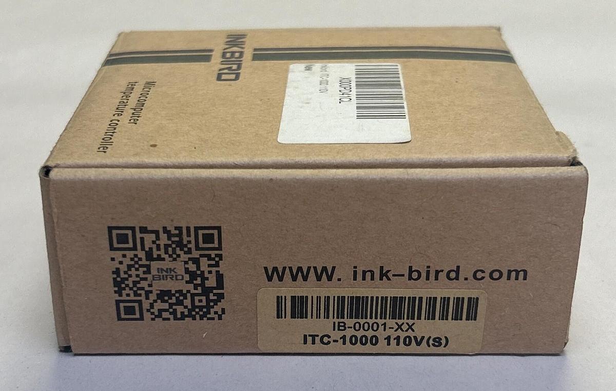 Used INK BIRD,ITC-1000,MICROWCOMPUTER TEMPERATURE CONTROLLER NEW