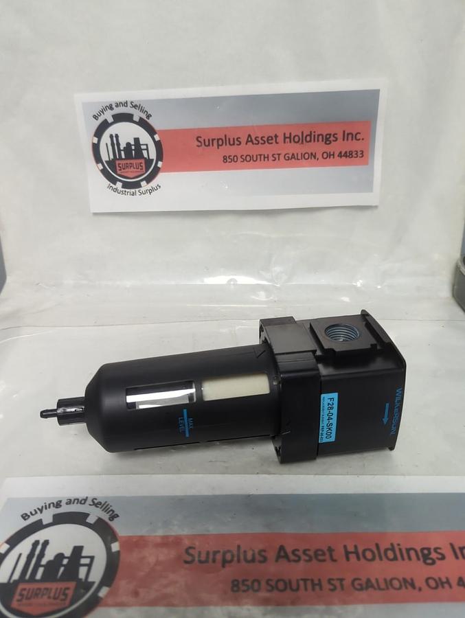 Used WILKERSON,F28-04-SK00,COMPRESSED AIR FILTER PRE-OWNED