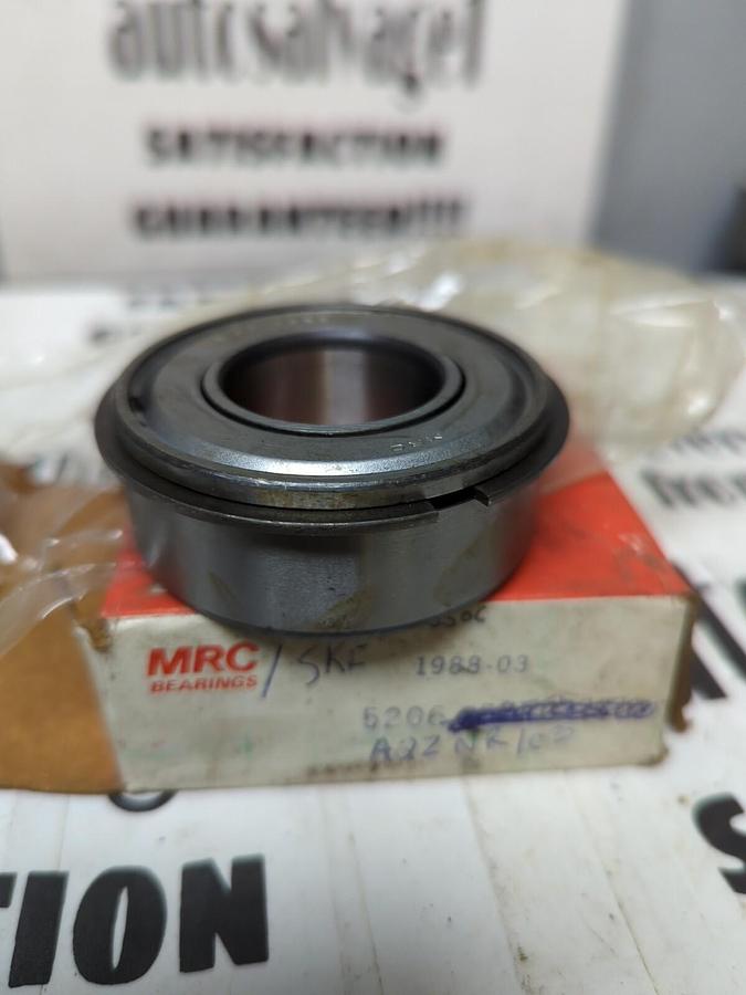 MRC,5206A 2ZNR/C3,SEALED ROLLER BEARING WITH SNAP RING NOS