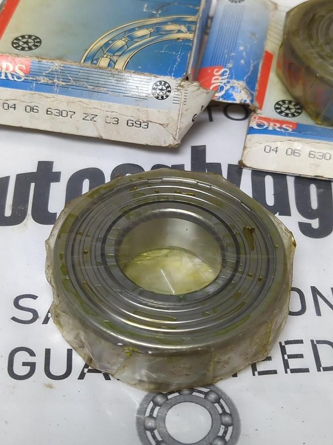 ORS BEARING,6307 ZZ C3 G93,DEEP GROOVE BEARING 35 MM BORE LOT OF 2