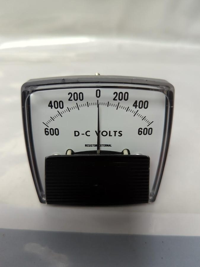 GE,50-250205FASJ1,PANEL METER 600-0-600 D-C VOLTS MISSING BOX NOS