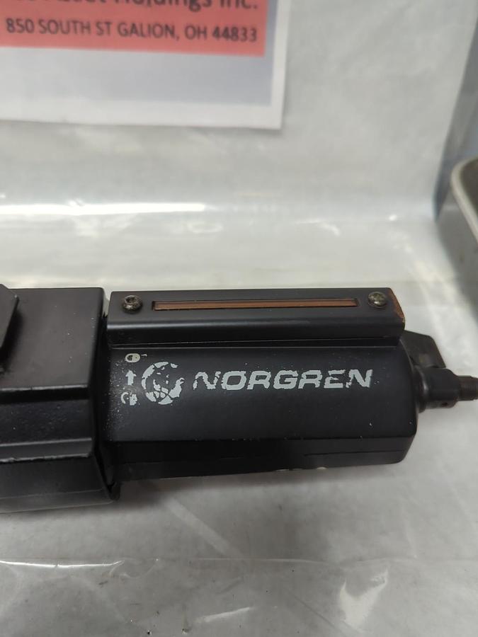 Used NORGREN,B74G-4AK-QD3-RMN,PNEUMATIC REGULATOR 250PSIG 17 BAR PRE-OWNED