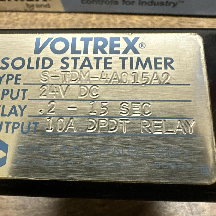 SPC Voltrex,S-TDM-4A015A2,Solid State Time Delay Relay