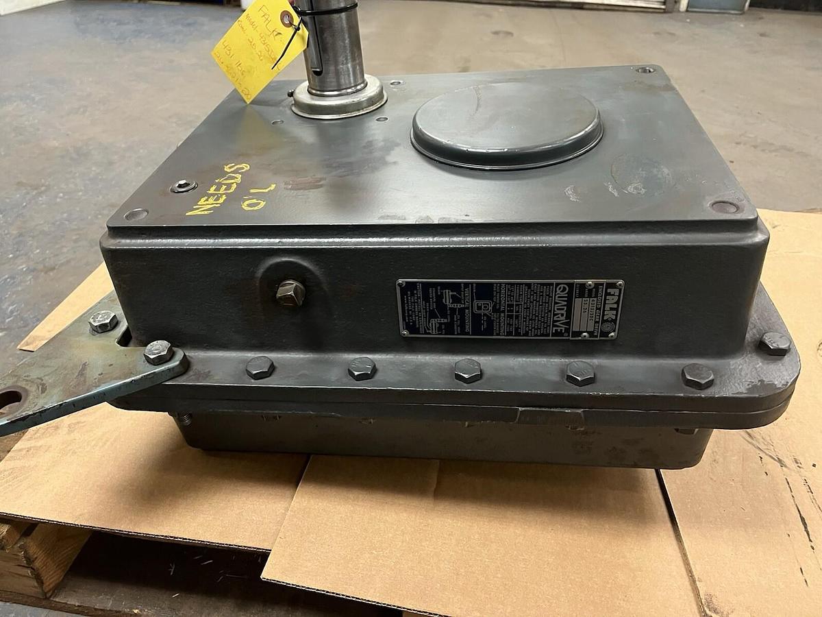 Used FALK,4315J25C,QUADRIVE ENCLOSED GEAR DRIVE RATIO 25.26